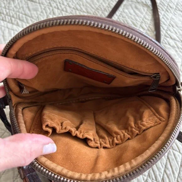 Patricia Nash, Leopard Print, Scafati Canteen Crossbody Bag - Picture 4 of 5